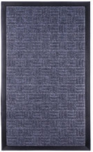 Dørmåtte grå kunststof 45 x 75 cm